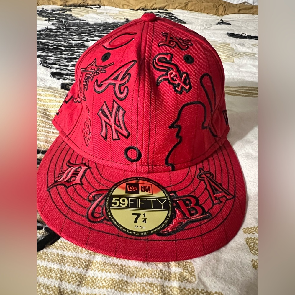 Red & Black New Era Baseball Cap